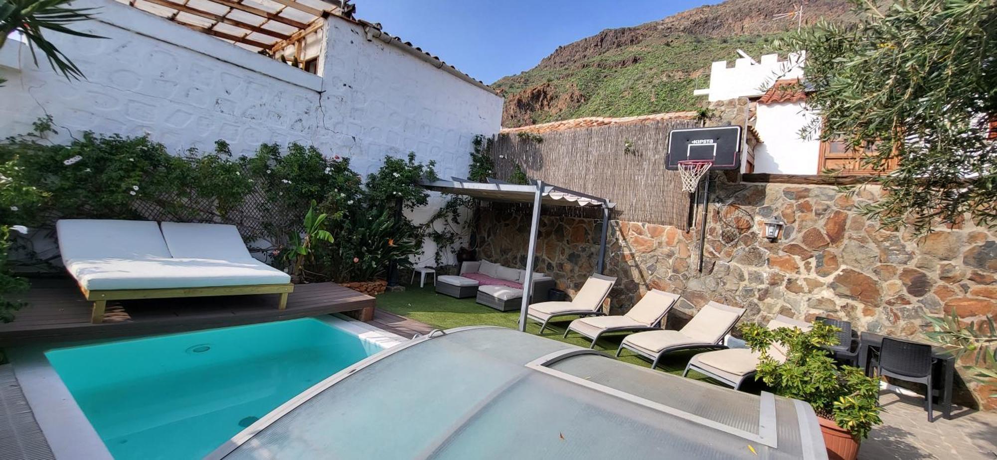 Casa Agustin Pool 27 ºc Βίλα Fátaga Εξωτερικό φωτογραφία